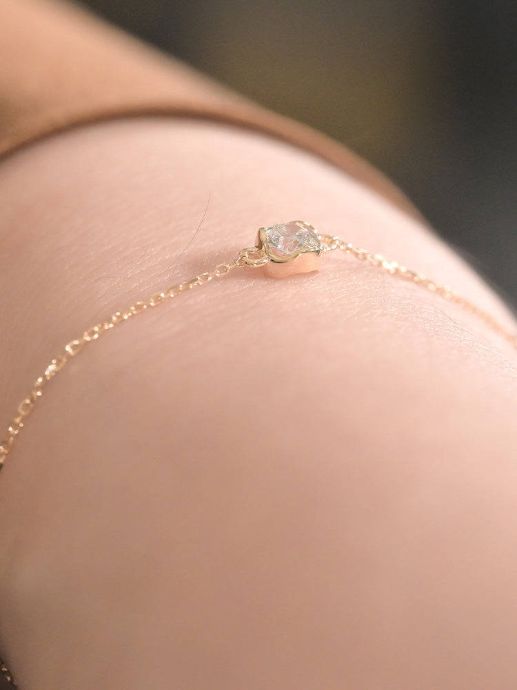 「听香」| 风来时运转|转运风车18k金泡泡钻石红绳手链小众原创