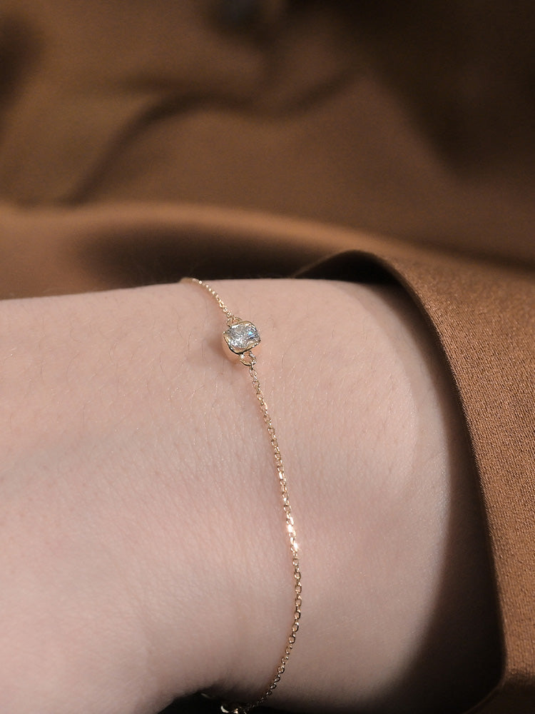 「听香」| 风来时运转|转运风车18k金泡泡钻石红绳手链小众原创