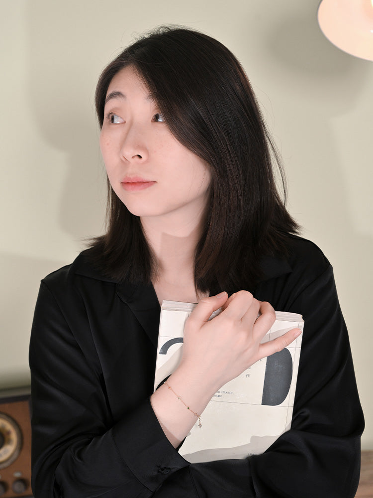 「听香」| 彩虹手链|太阳18k金泡泡钻石蓝宝石手链治愈系小众原创