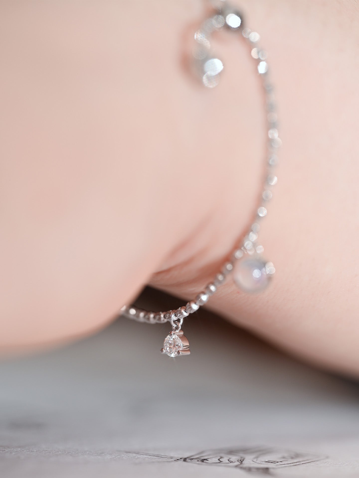 「听香」| 盼星星| 18k金钻石蓝宝石夜光石星星治愈系小众原创