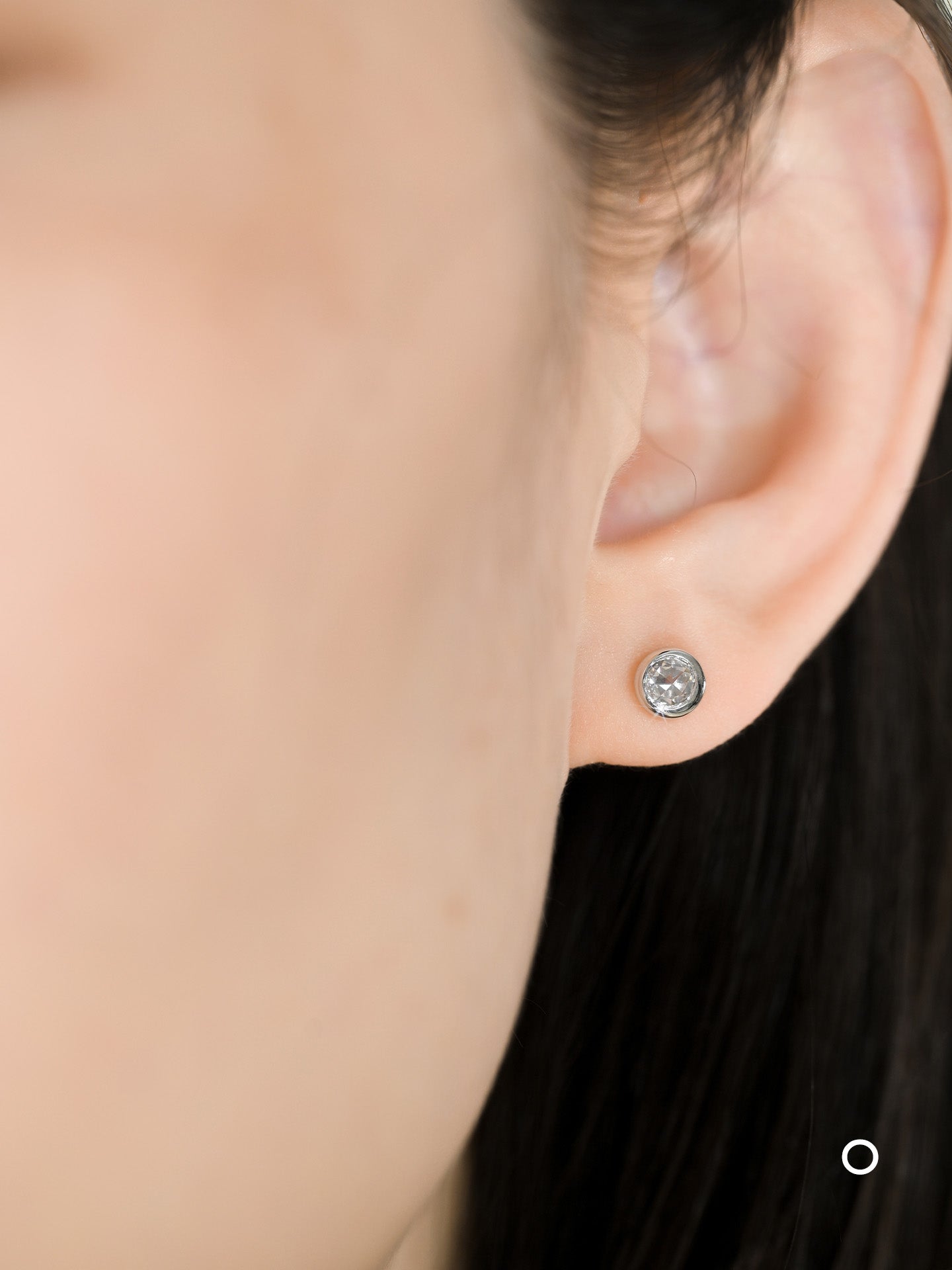 「听香」｜标点符号｜pt950铂金钻石迷你耳钉逗号句号问号感叹号