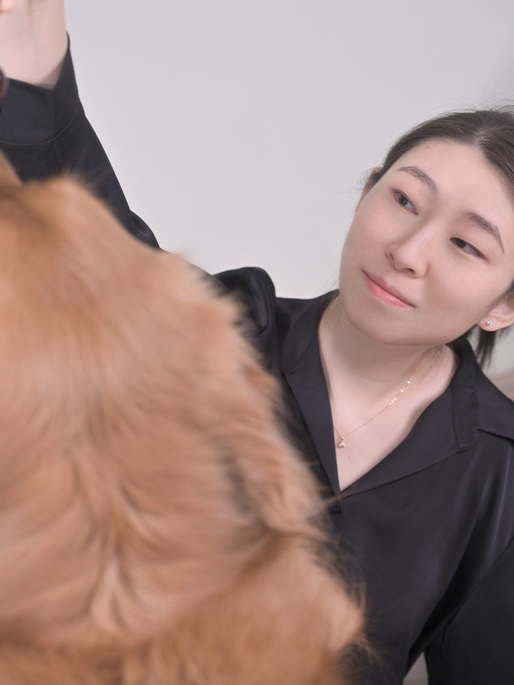 「听香」| 风来时运转|幸运风车18k金20分50分泡泡钻石项链鼻屎钻