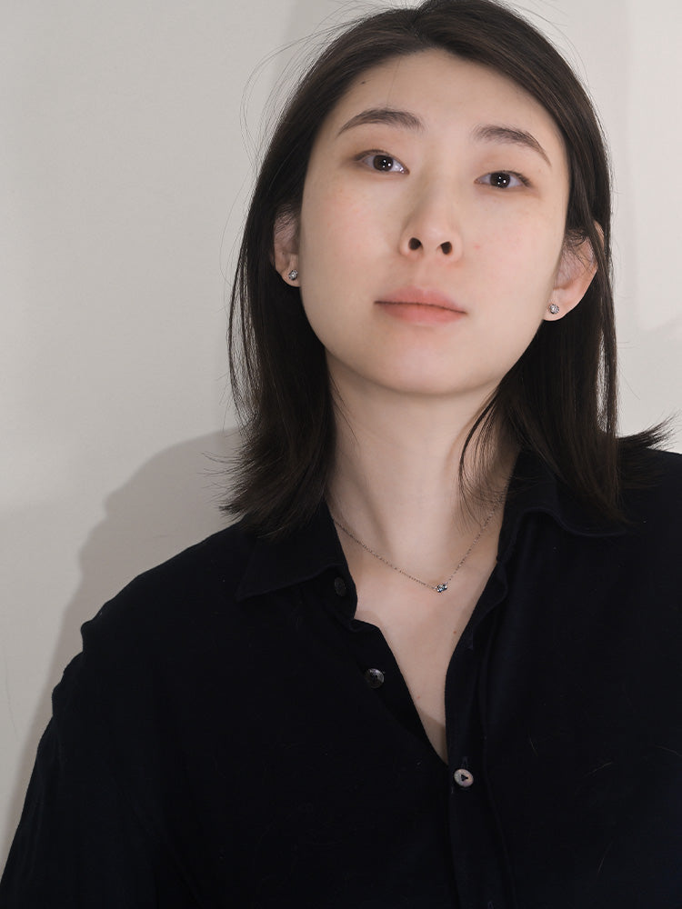 「听香」简约百搭18k金20分钻石泡泡钻简约锁骨链项链鼻屎钻小众